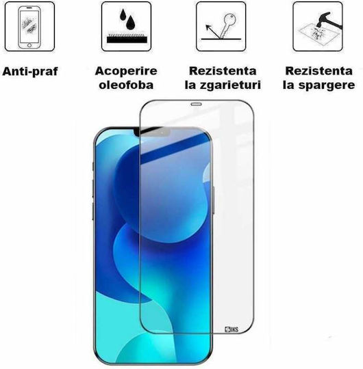 Folie de sticlă Siks pentru Iphone 12 Pro Aplicare ușoară Anti-amprentă Duritate 9H Transparentă
