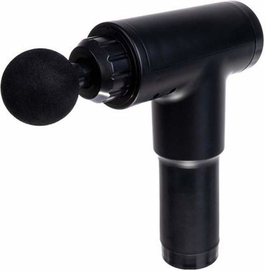 Waffe Massage für den Körper mit Vibration und Heizfunktion Schwarz