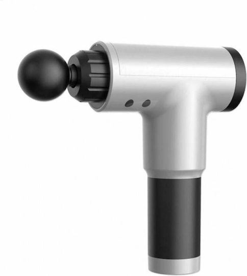 Waffe Massage für den Körper mit Vibration und Heizfunktion Gray