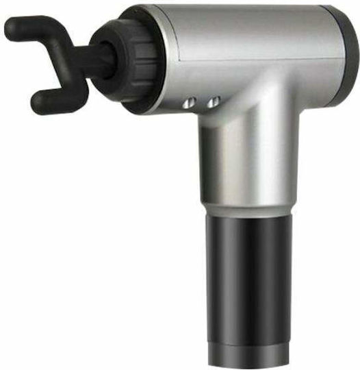 Waffe Massage für den Körper mit Vibration und Heizfunktion Gray