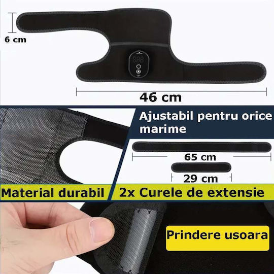Dispozitiv de masaj pentru picioare cu funcție de încălzire Neagră