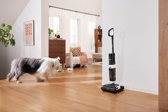 Tineco Floor One Switch S6 Stretch Plus Electric 2 in 1 Stick & Handheld Vacuum White
