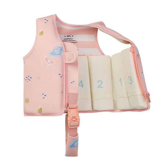 Saro Kids' Swim Vest Float Seahorse 1-3 Years Pink 62003