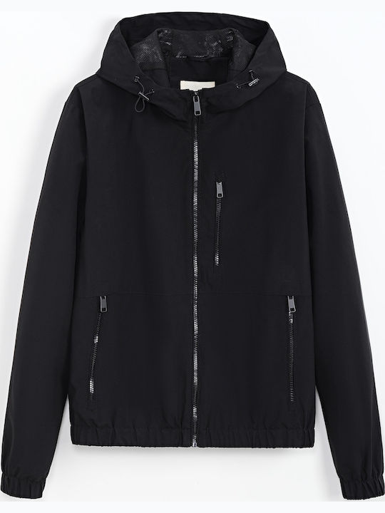 Jacke Wasserdicht und Winddicht Black