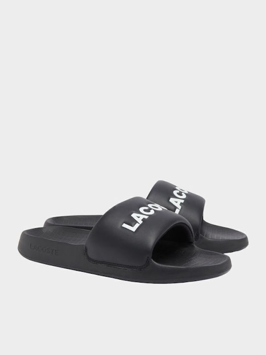 Lacoste Slides Serve Slide 1.0 Slides Μαύρα