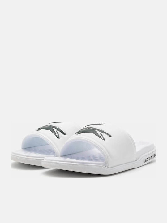 Lacoste Serve Dual Slides Λευκά