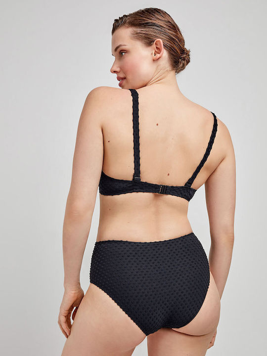 Set Bikini Πουά Μαυρο