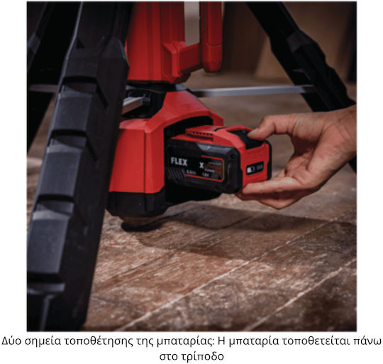 Flex Battery Jobsite Light LED Tl 4000 18.0/230