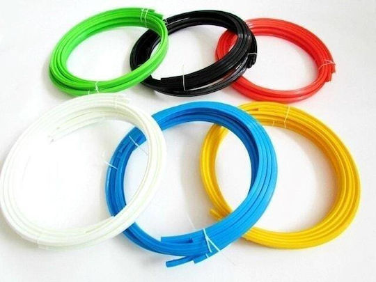 Premium Quality Rim Protection Set 4 Plastic Rings Red Color