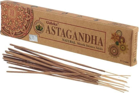 Aromatic Sticks Organic Astagandha Goloka Incense Sticks 15g