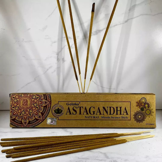 Aromatic Sticks Organic Astagandha Goloka Incense Sticks 15g