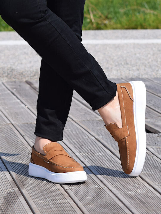 Leder Herren Freizeitschuhe Tabac Braun