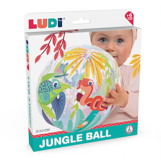 Ludi Aufblasbarer Dschungelball 20cm