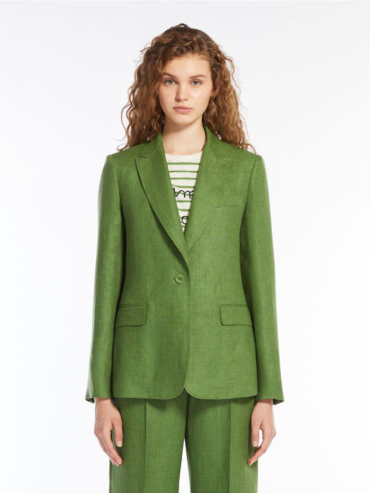 Weekend Maxmara Γυναικείο Σακάκι Πρασινο