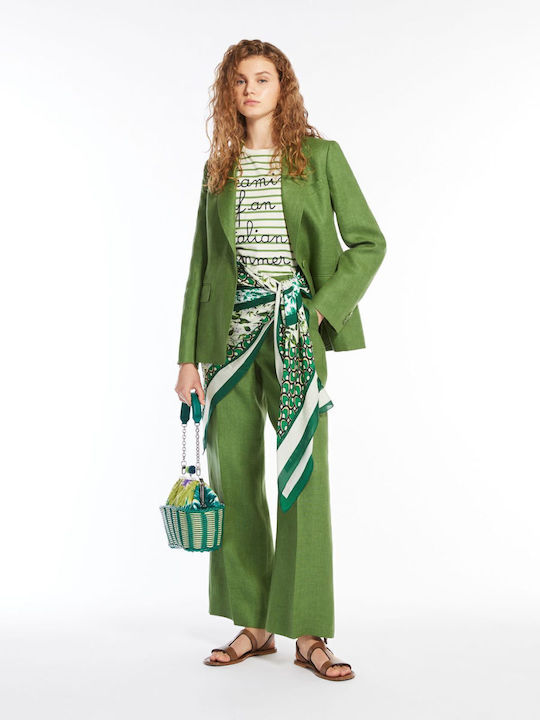 Weekend Maxmara Γυναικείο Σακάκι Πρασινο