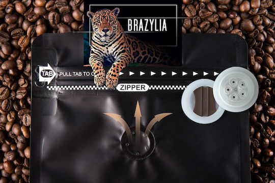 Eight Cafe Καφές Espresso Robusta Brazil σε Κόκκους 1kg