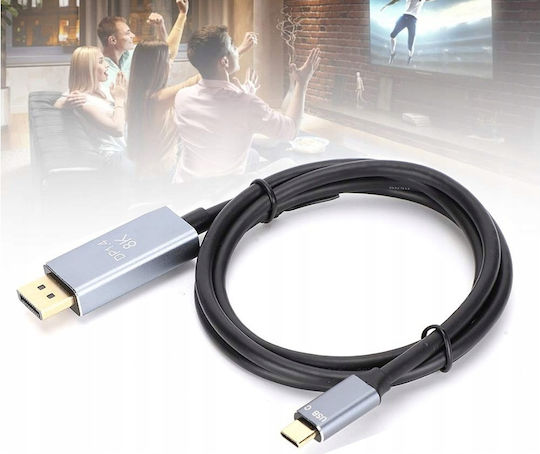 Verk Group Kabel DisplayPort-Stecker - DisplayPort-Stecker 1.8m Schwarz