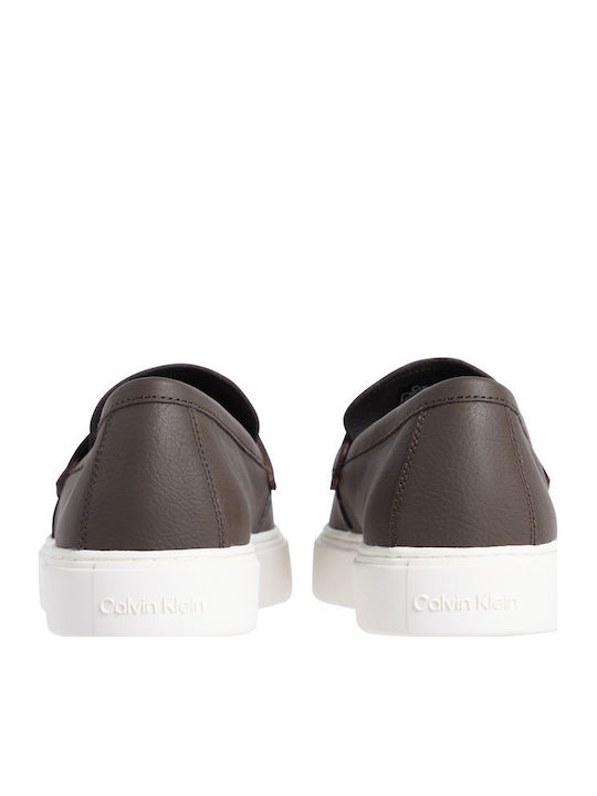 Men's Leather Moccasins Brown