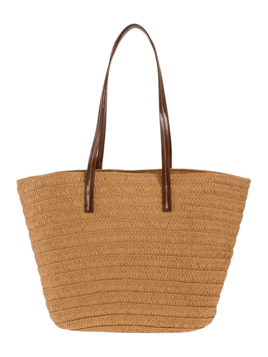 Modissimo Stroh Strandtasche Beige