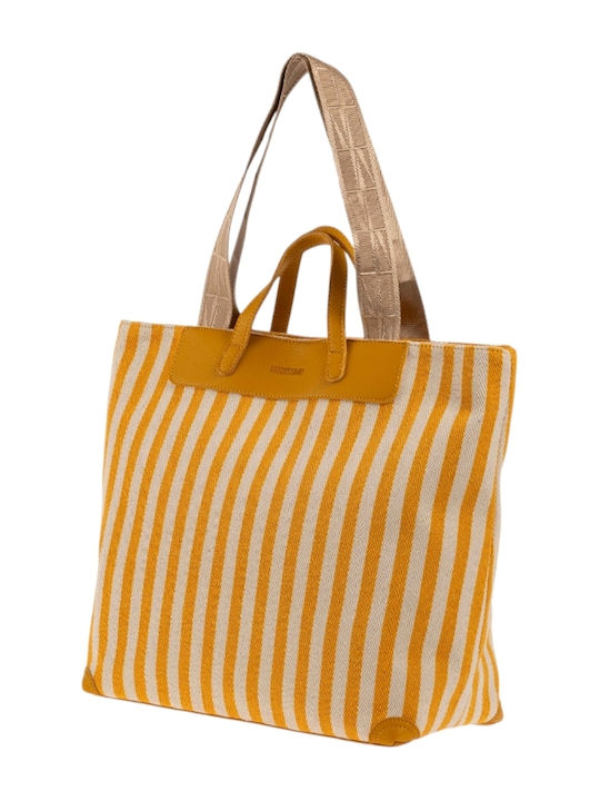 Modissimo Stoff Strandtasche Gelbe