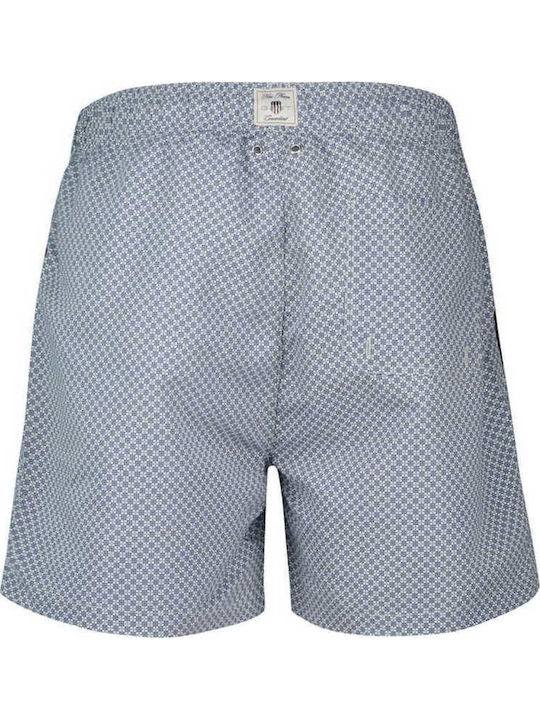 Men's Swimwear Shorts White with Patterns