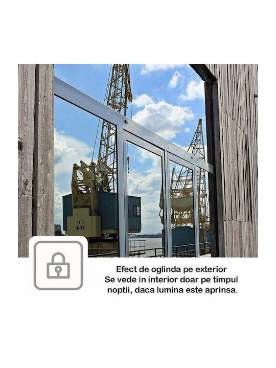 Siks Reflective Film Interior Windows Mirror Effect Uv Solar Protection 60x300cm Silver