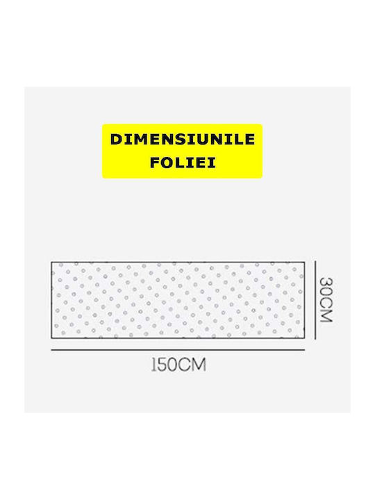 Folie de protecție Siks pentru sertare rafturi materiale impermeabile 45 X 150 cm alb