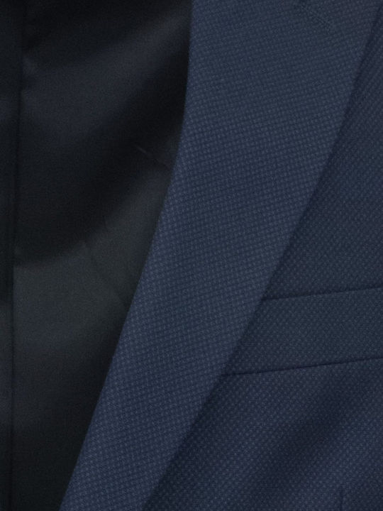 Costum Bărbați cu Croială Strâmtă Blue