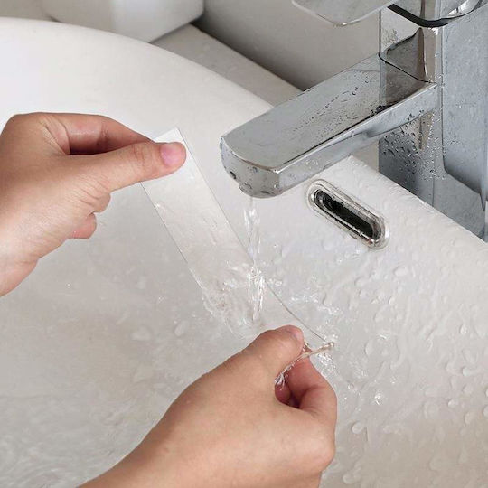 Siks Double-sided Adhesive Tape Reusable After Washing Transparent 2cm X 4.5m