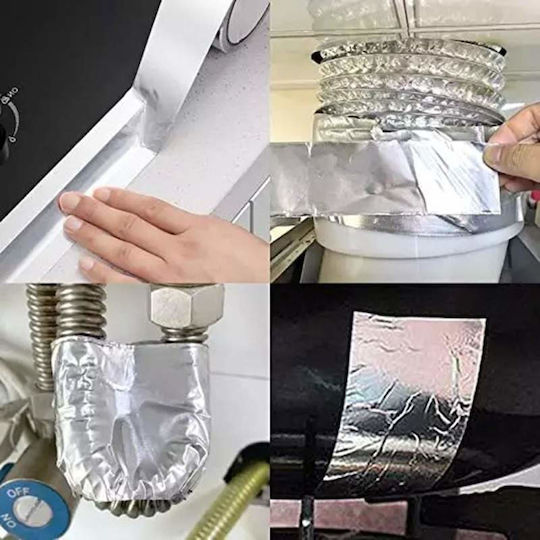 Siks Self-adhesive Aluminum Tape 5 Cm X 40.8 M Repairs General Use