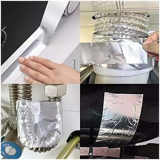 Self-adhesive Aluminum Tape Siks 5 Cm X 30 M Repairs General Use