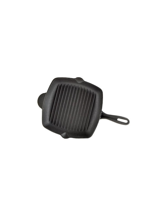 Perfect Home Gusseisen Grill mit Deckel 25,5cm