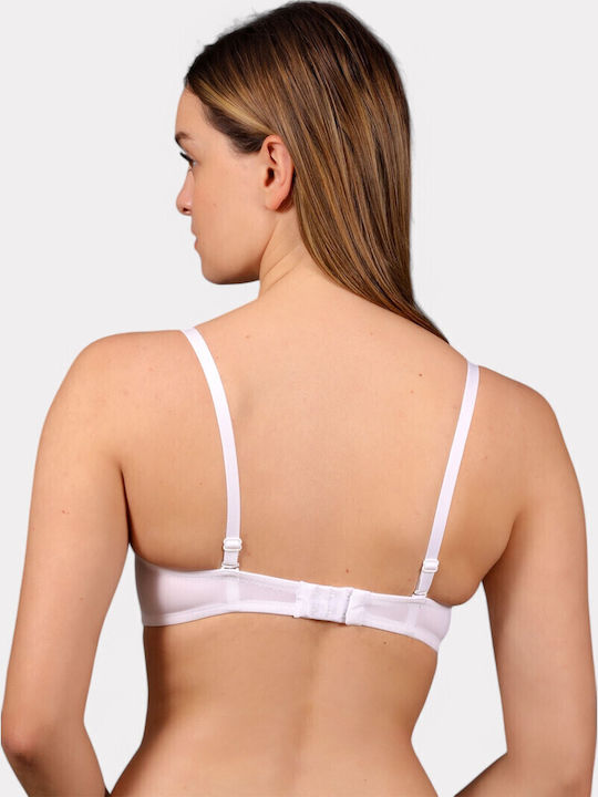 Strapless Bra without Padding White