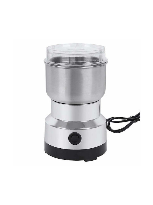 Set Electric Râșnițe Condimente Inox în Culoare Argintiu 10cm 1buc