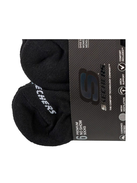 Skechers Спортни Чорапи Черни 6 чифта