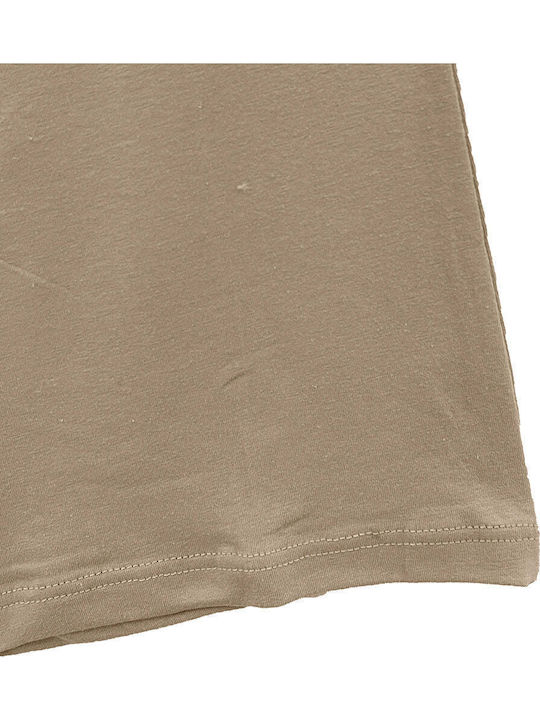 Mit Spaghetti-Träger Beige Damen T-Shirt