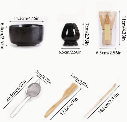 Matcha Tea Set 6 Pieces Spices Bazaar