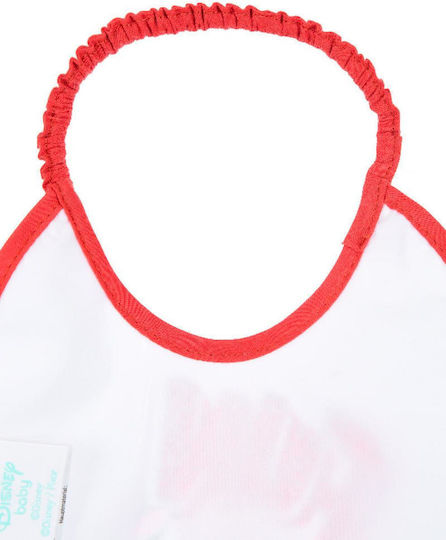Superheroes Lätzchen Stoff White 6Stück