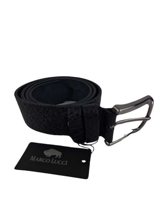 Curea Clasică pentru Bărbați din Piele Dac Shop Antracit Negru