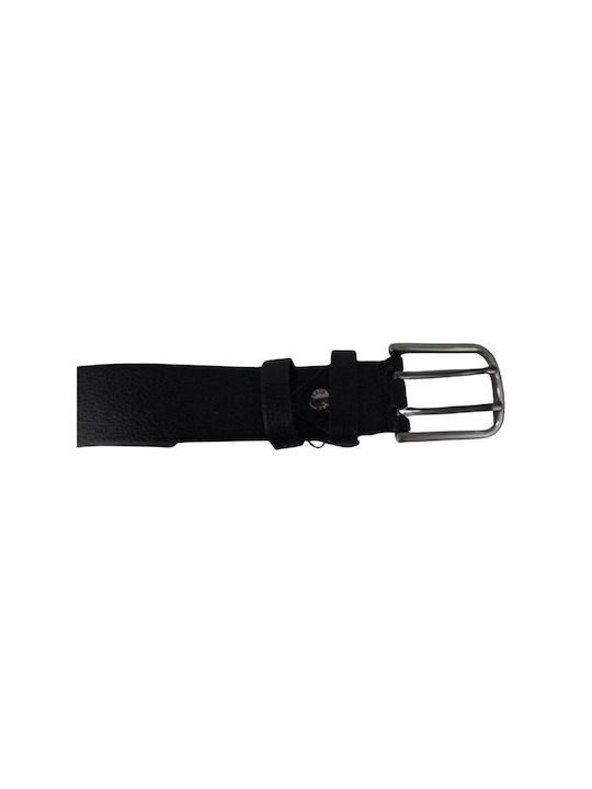 Classic Men's Leather Belt Dac Shop Deep Black