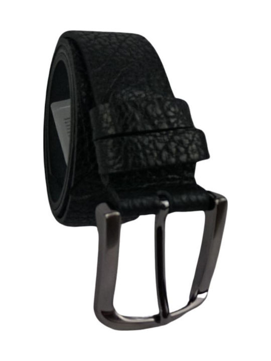 Classic Men's Leather Belt Dac Shop Anthracite Black