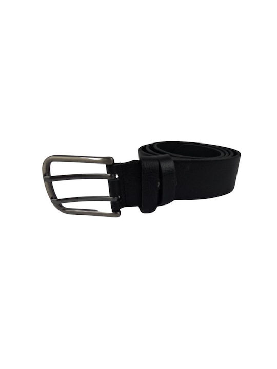 Класически мъжки кожен колан Dac Shop дълбоко черен