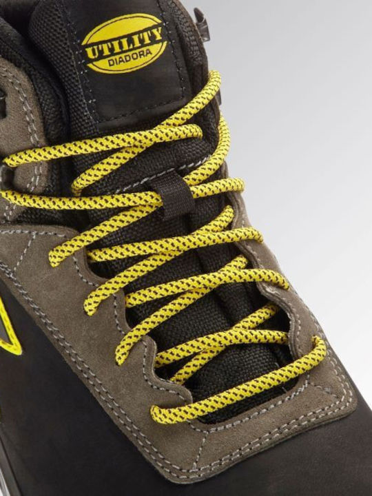 Utility Diadora Waterproof Safety Boot Black Sport Diatex Mid S7s Fo Ci Sr En Iso 20345:2022 181120