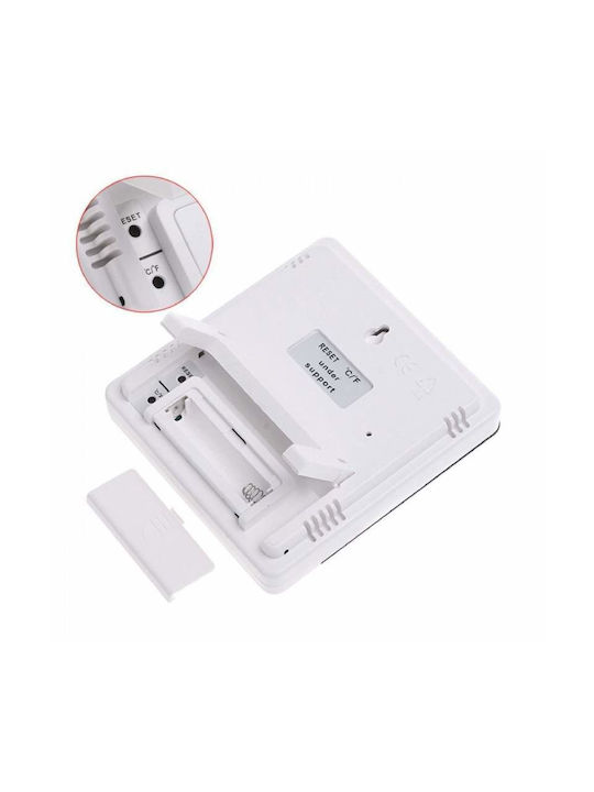 Επιτραπέζιο Ψηφιακό Ρολόι LCD με Ξυπνητήρι