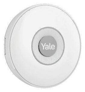 Yale Wireless RF Alarm Siren Battery Indoor 85dB with White Light