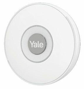 Yale Wireless RF Alarm Siren Battery Indoor 85dB with White Light