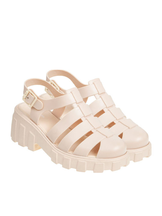 Damen Sandalen Beige