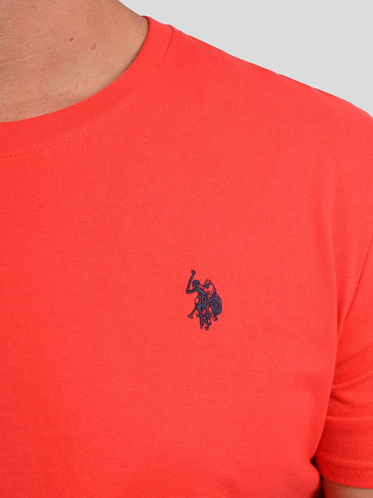 Assn Mick Polo Kurzarm T-Shirt Korallrot