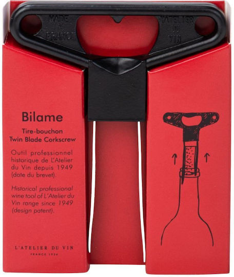 L’ Atelier Du Vin Bilame Korkenzieher Schwarz Metall