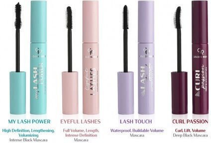 Golden Rose Mascara Μαύρο 9ml